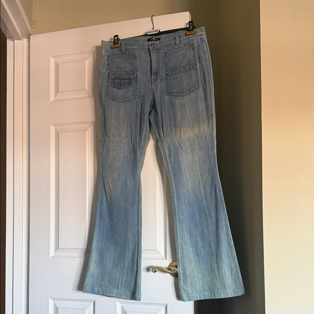 7 for All mankind - woman’s  Light Blue Flare Jeans